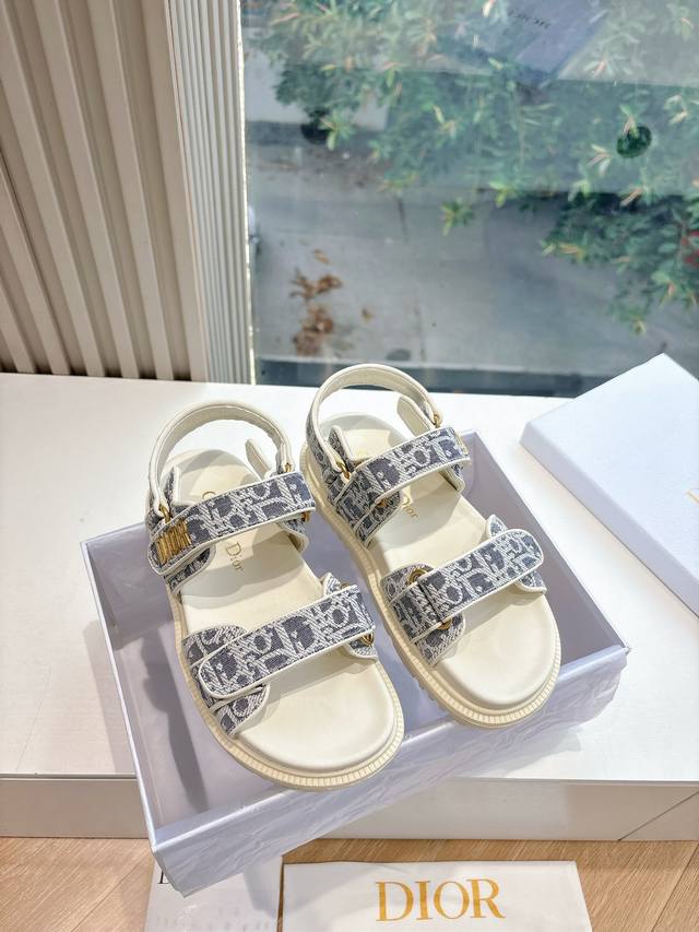 Fabrik Top-Version Dior 2025 Fr Hjahrsneuheit Loafer-Sandalen, Die Man Auf Den E
