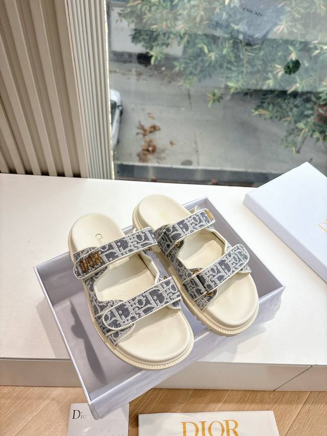 Fabrikneue Top-Version Dior 2025 Fr Hlingsneuheit: Loafer-Sandalen, Die Man Auf