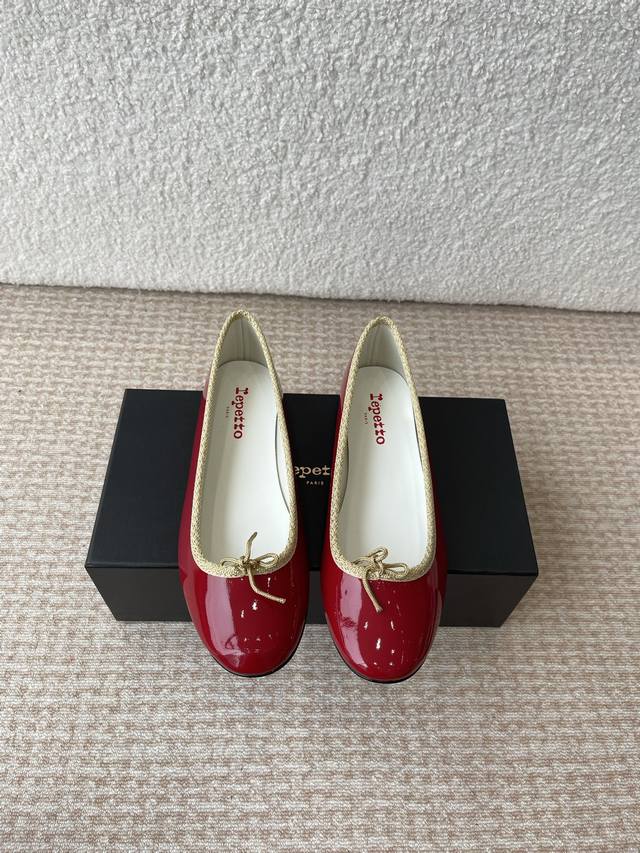 Repetto 25Ss Fr Hjahr/Sommer Ballerinas Mit Flachem Absatz Die Schuhspitze Und D
