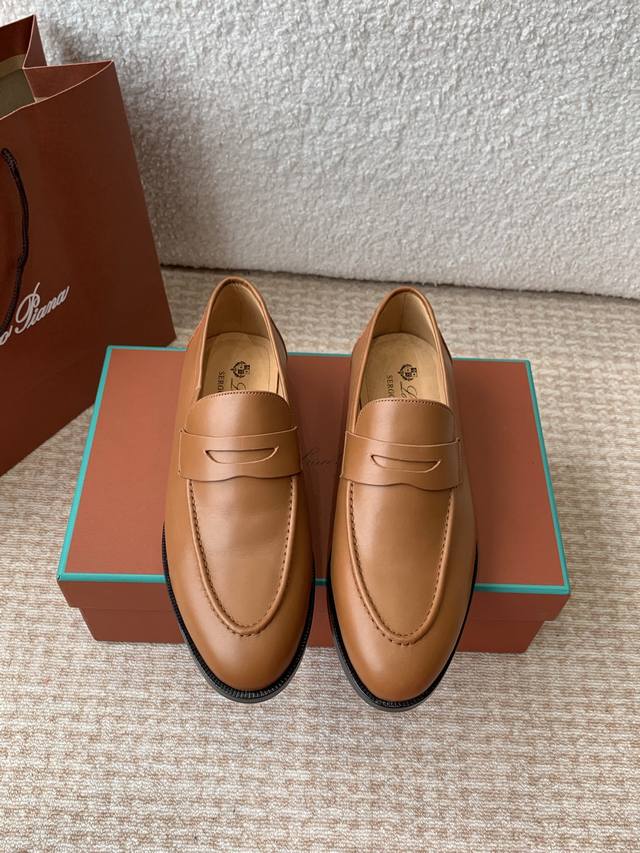 Loropiana 25Ss Neues Modell Klassische Loafer Aus Hochgl Nzendem Schafsleder Lp