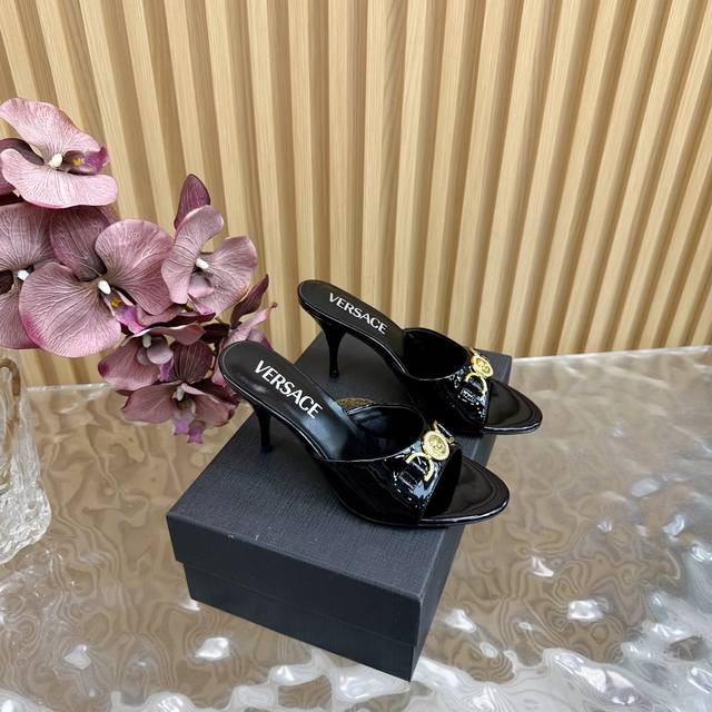 Versace Versace 5 Neue High-Heels-Sandalen Mit Originalem Verschluss Von Du Lish