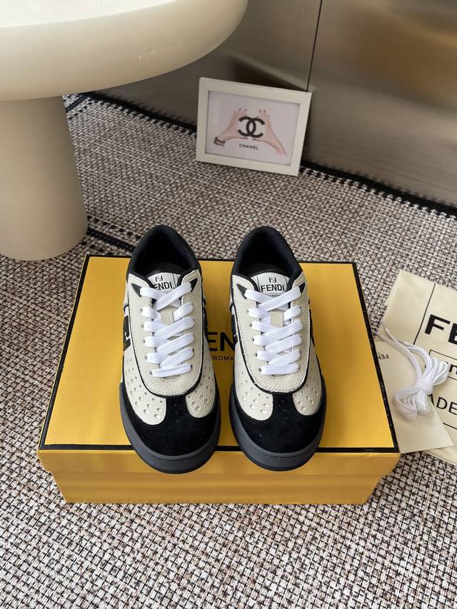 Neueste Version Fendi 25 Neue Farben Sneaker Freizeitschuhe Paar Fd Match Upgrad