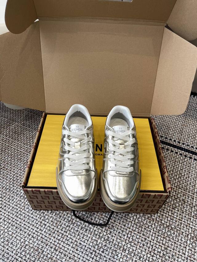 Neueste Version Obermaterial Leder Fendi 25 Neue Farben Sneaker Freizeitschuhe P