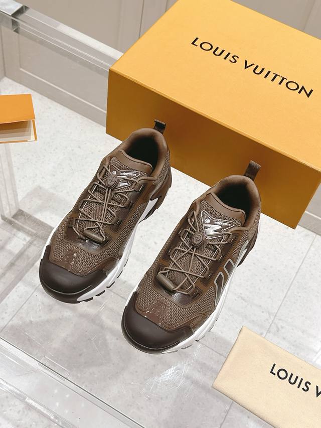 Top-Version: Herrenmodell Lv Louis Vuitton L Runner Tatic Serie Dicke Sohle Frei