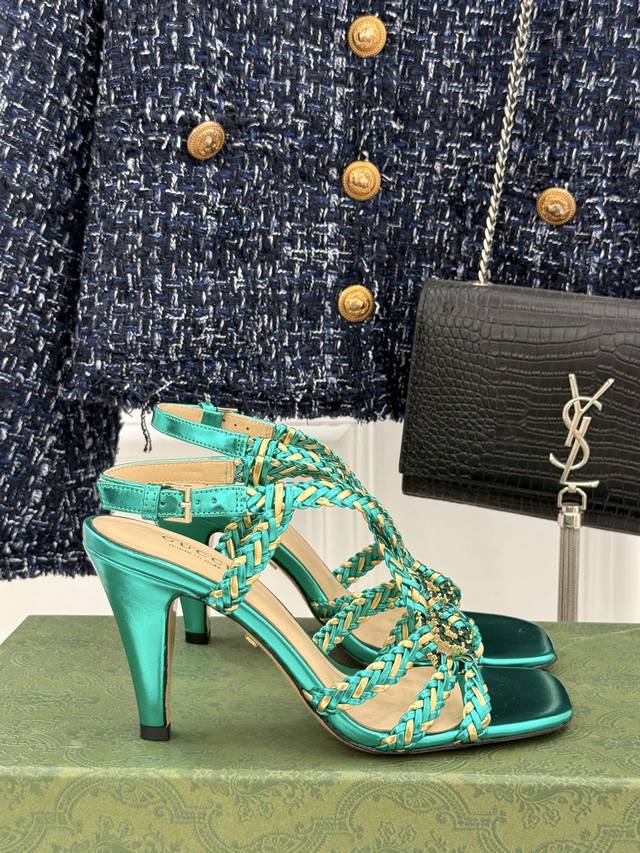 Fabrikpreis P-Slipper Sandalen Gucc* Klassische Fr Hjahr/Sommer-Show Mit Strasss
