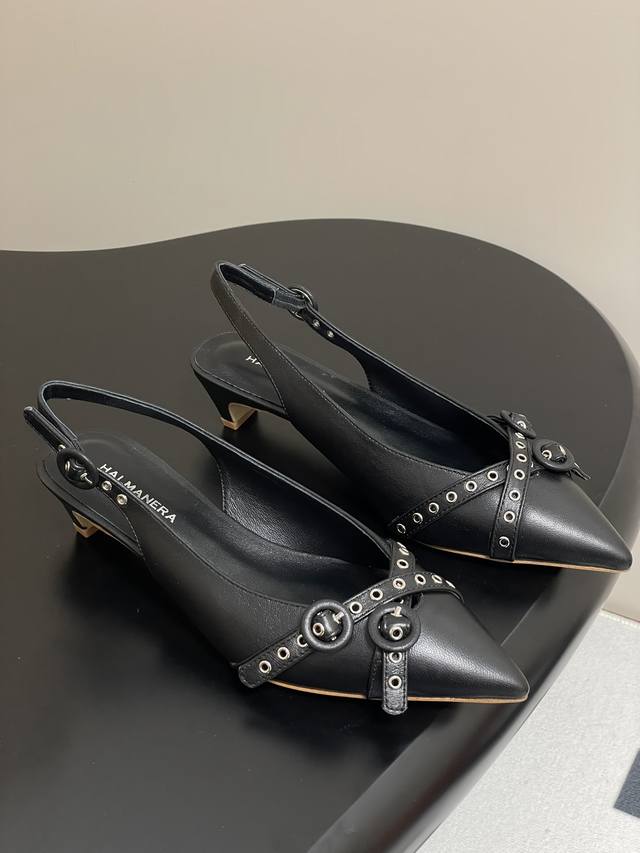 Halmanera Italienische Nischenmarke 25S Fr Hjahr/Sommer-Neuheit: Sandalen Mit Ka