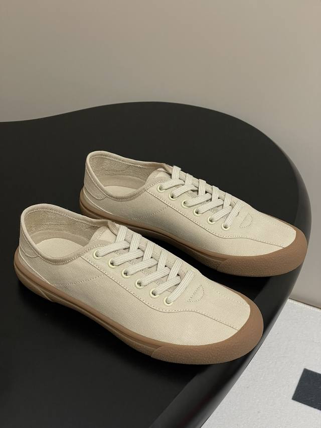 The Row 25 Fr Hjahr/Sommer Neuheit Minimalistische Canvas-Freizeitschuhe Schn Rs