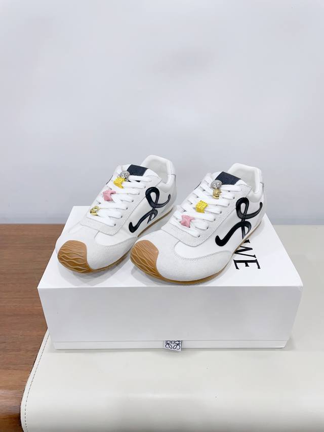 10 Knopfleiste Loew& 25Ss Neue Paris Fashion Balletrunne Ballett-Sneaker Forrest
