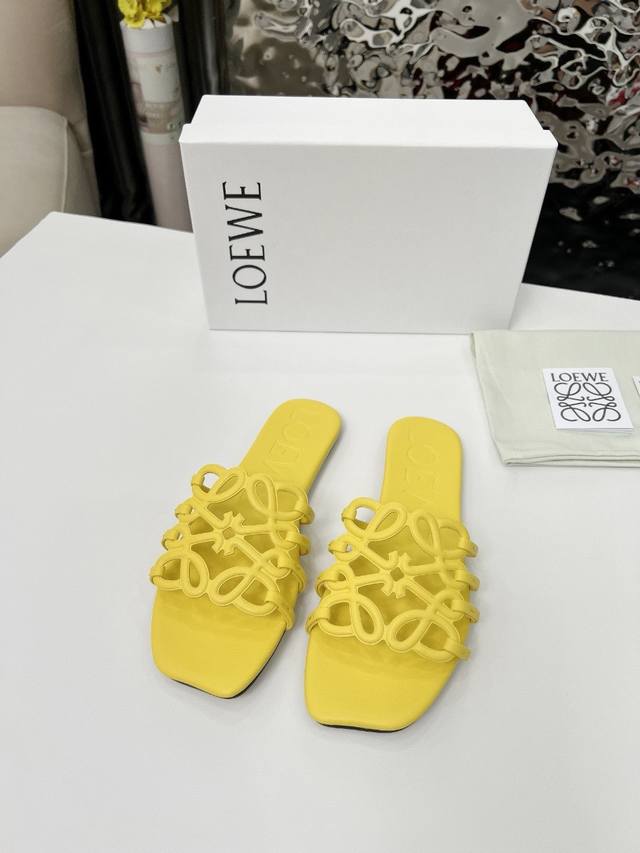 Loewe 2025Ss Sommer-Slipper Mit Lochmuster, Wirklich Sehr Bequem!!!Sehr Empfehle