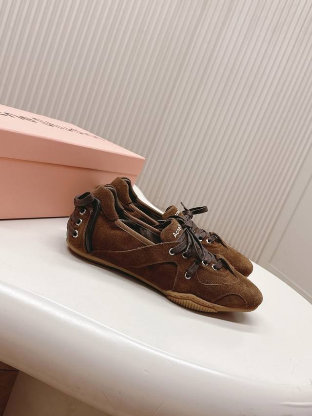 Neueste Vier Farben Acne Studios Neue Ballett-Sneaker Acne Studios Kombiniert Sn