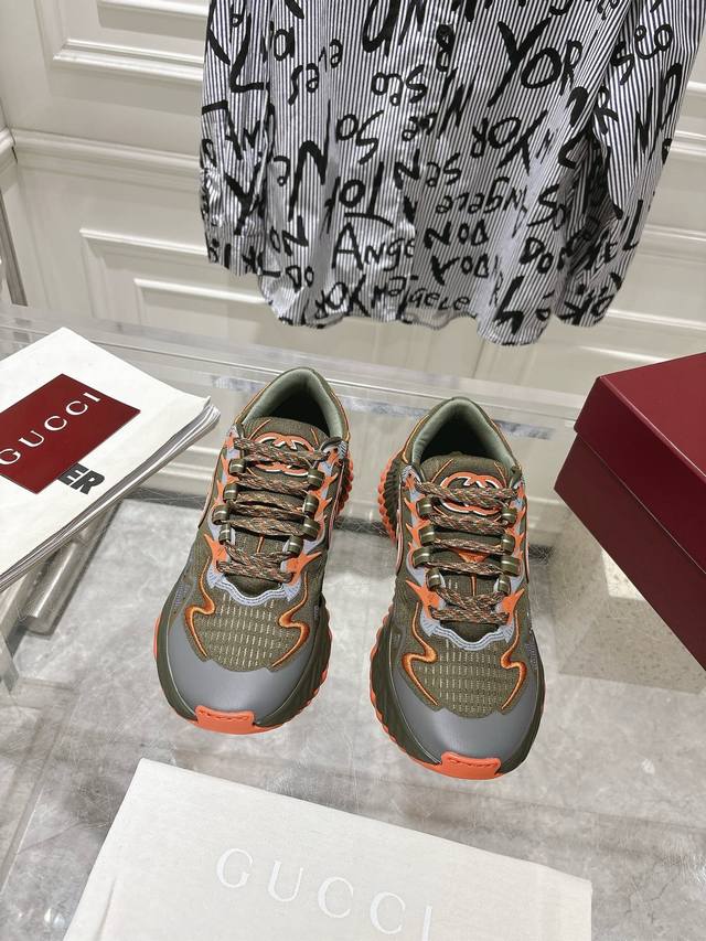 Sonderpreis: Top-Version Gucci Ripple, Neuer Wellen-Sneaker, Originalversion 1:1