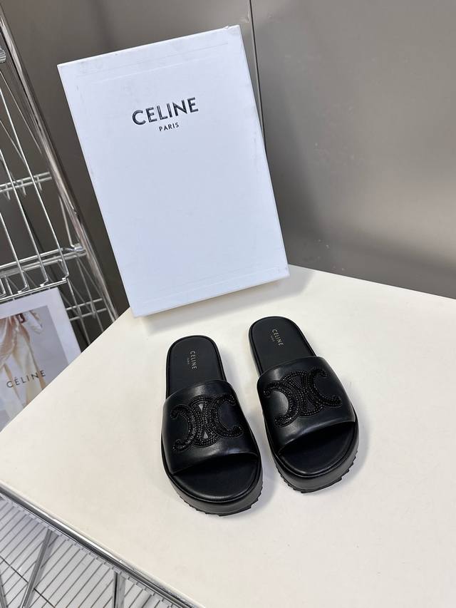 Celine Spring/Summer New Arrivals Arc De Triomphe Slippers Super Popular Among F