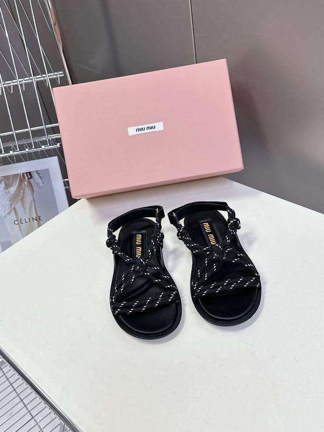 Miu Miu Miu Miu Fr Hjahr/Sommer-Sandalen, Von Vielen Internet-Influencern Empfoh