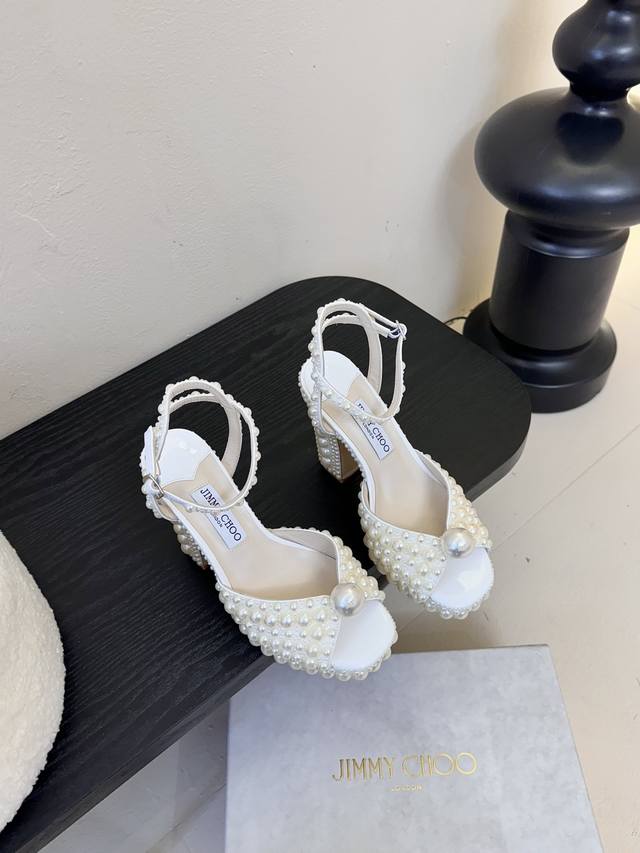 Jlmmy Choo Zhou Yangjie 2025 Wei E Perlen-Schuhe, Komplette Serie, Top-Version,