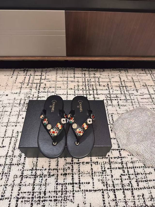 Einkaufsservice Chanel 25Ss Sommerneuheit Geflochtene Zehensandalen Ein Muss F R