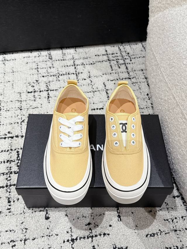 Flugzeugkarton Top-Version Chanel 25 Fr Hjahr/Sommer-Neuheit Retro-Sneaker Mit D