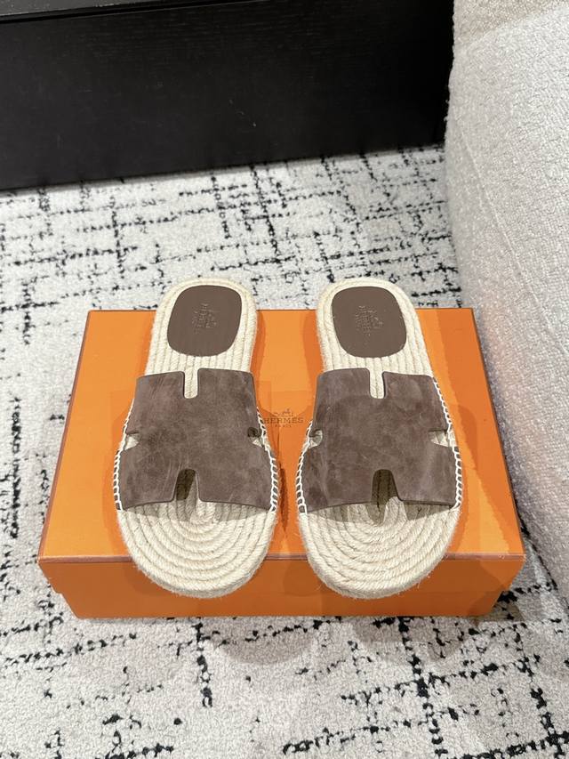 Herrenmodell Hermes 25 Fr Hjahr/Sommer Neueste Antigua Leder Strohgeflecht Zehen