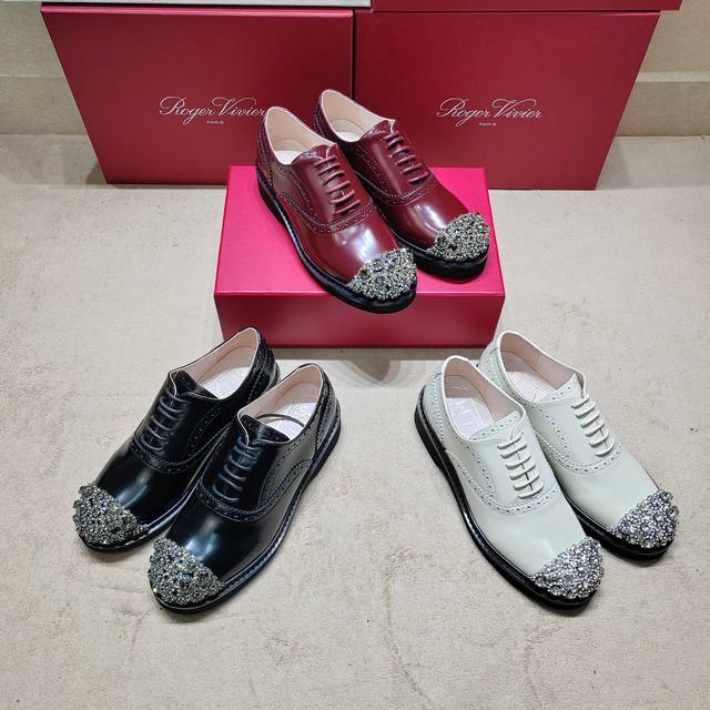 Neue Klassische Loafer Mit Diamantverschluss Aus Der Boutique, Original 1:1-Repl