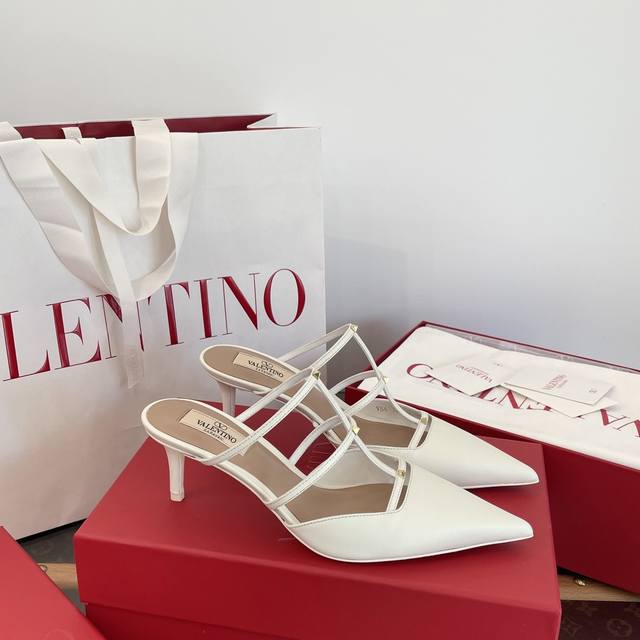 Hohe Version, Spitze Zehenpartie, Schmale Riemchen, M Ller-Sandalen, 6 Cm Hoher