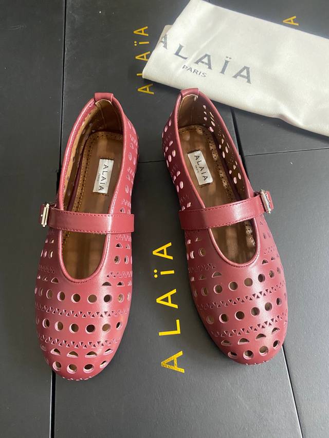 Alaia Flache Ballerinas Im Laufsteg-Look! S -Coole Ballerinas, Ein U Erst Belieb