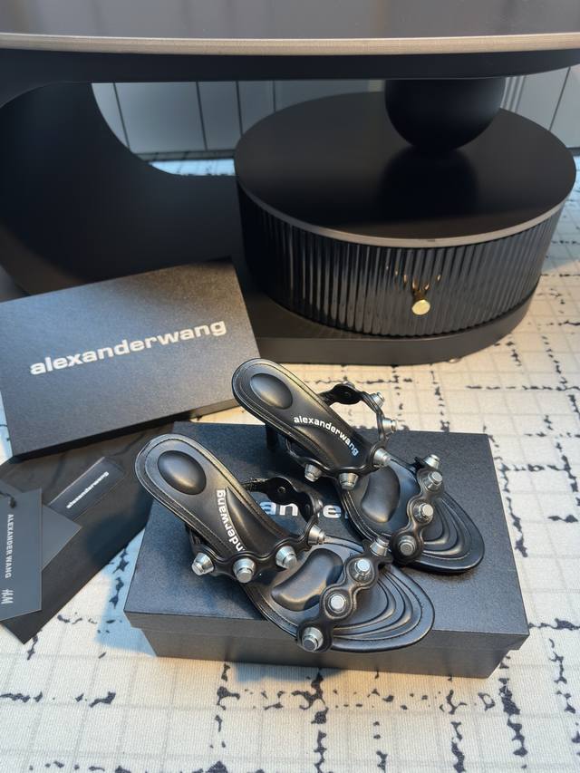 Premium Quality Alexande* Wang 25Ss Spring/Summer Latest Style Cut-Out Heeled Sa