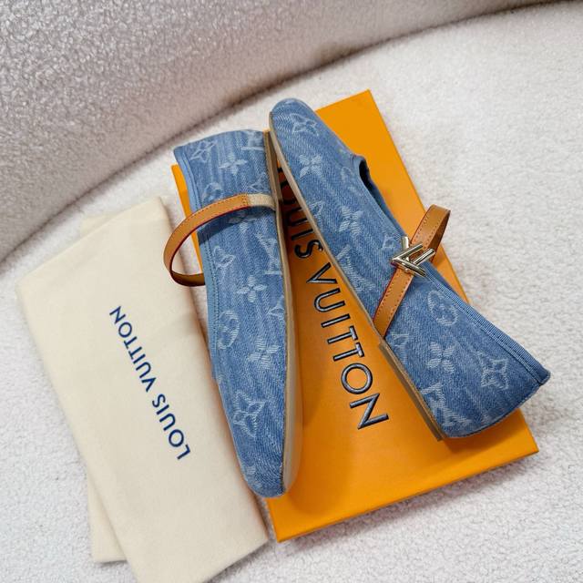 Lv Early Spring Classic Series, Ballet Shoes; Mary Jane Women's Shoes Store-Sync