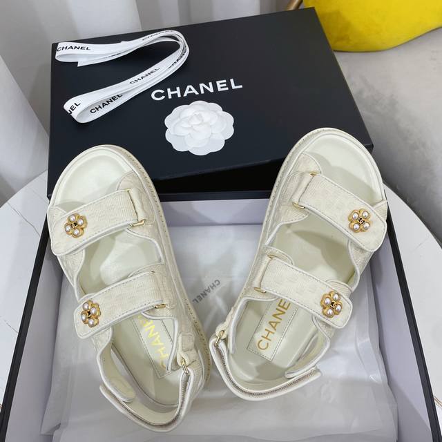Chanel~~Beach Sandals~~Classic Sandals, Versatile With Multiple Skirts And Pants