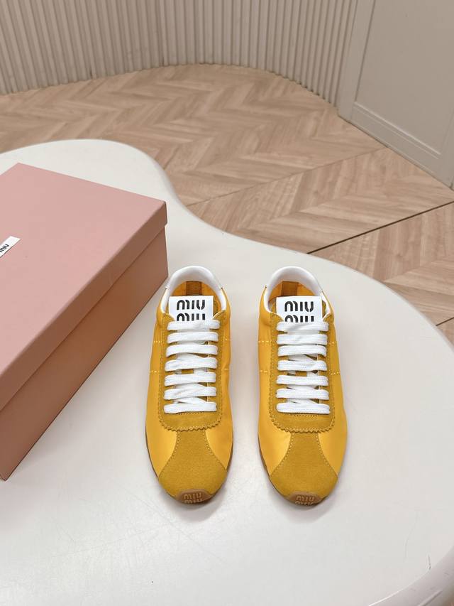 Factory-Direct, Miumiu 2025 Casual Training Shoes Simple Yet Casual And Unconven