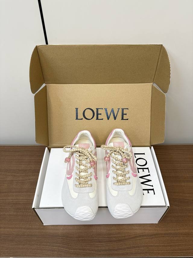 Top-Tier Version With Airplane Box Loewe 25Ss Early Spring Aghan Shoes, Training