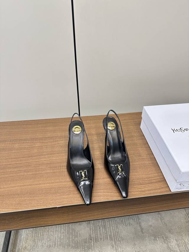Saint Laurent Ysl Sexy High-Heel Sandals Saint Laurent Ysl 2025 Early Spring New