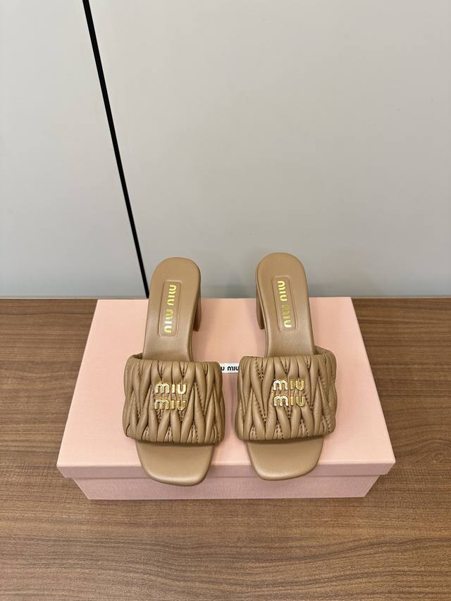 Top-Tier Version Miumiu | Miu Miu 2025 Spring/Summer New Arrival Soft Lambskin W