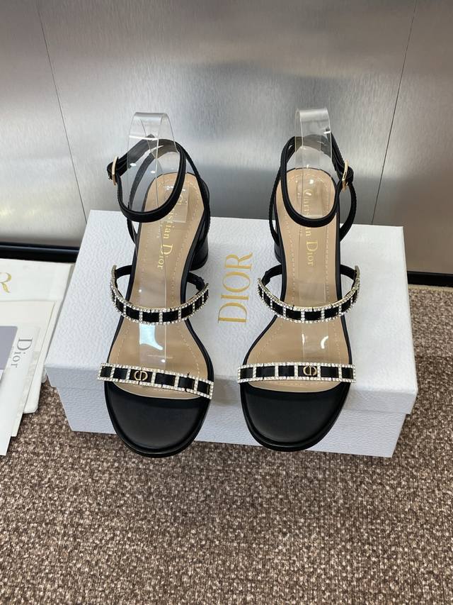 Factory Price Dior 2025 Spring/Summer New Arrival D-Issime High-Heel Color-Block