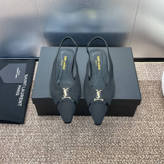 Factory Price Saint Laurent Paris 2025 Spring/Summer New Cassander Flat Women's