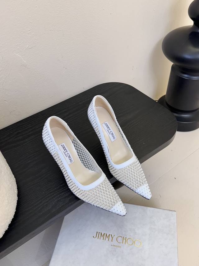 Jimmy Choo Embeds A Smooth, Glossy Finish At The Toe, Enhances Your Outfit With