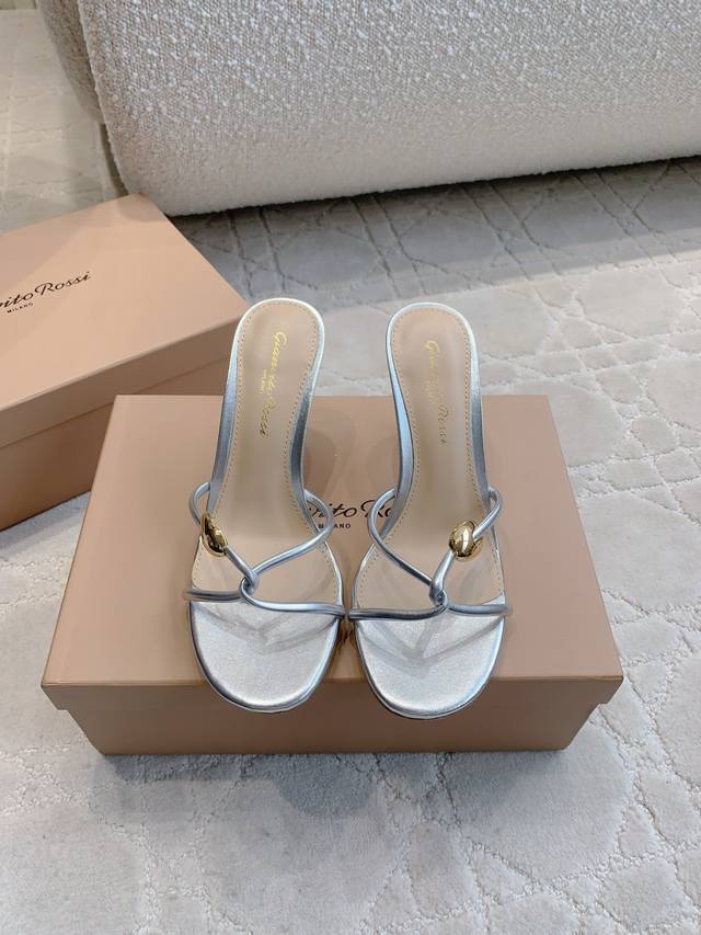 Slippers 250 Sandals Gianvitor Ross*New Arrival Strappy High-Heel Sandals Elegan