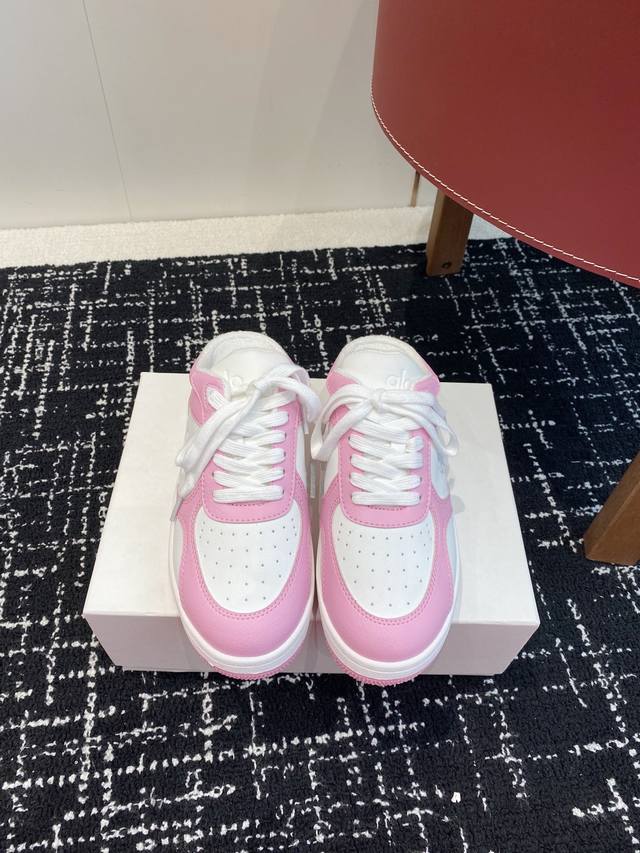 Premium-Quality Alo25S Spring/Summer New Arrival Color-Blocked White Thick-Soled