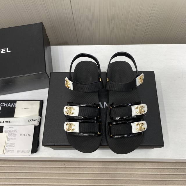 Factory Price. Chanel Magic Strap Beach Sandals. 24Ss Spring/Summer New Arrival!