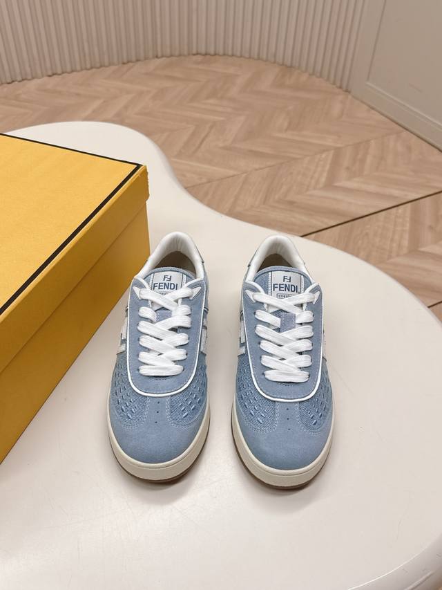 Fendi Fendi 2025 New Color Series Skateboard Casual Sneakers Fd Match Upgraded N