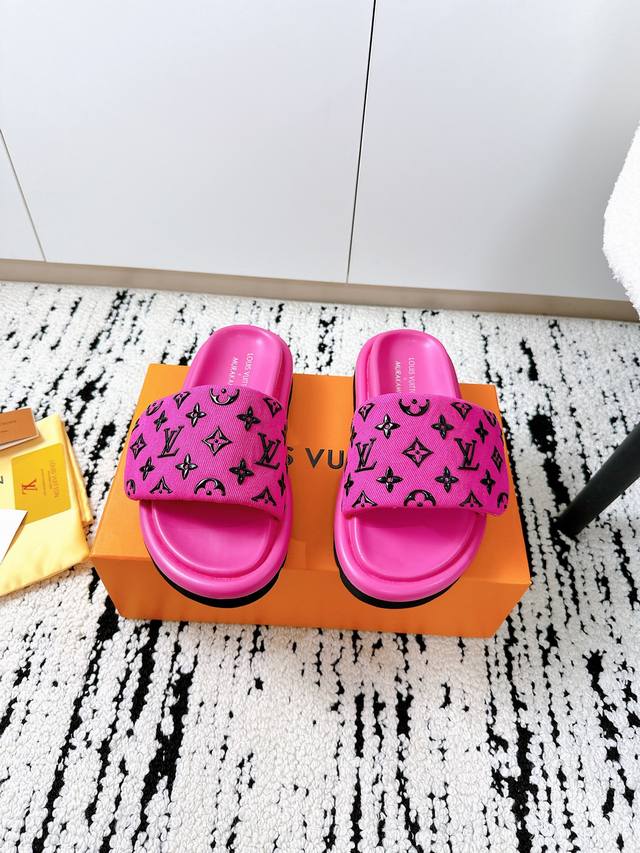 Premium Grade Factory Direct Lv25 A Spring/Summer Velcro Flip-Flops Department S
