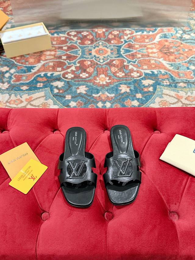 Chunky Heel Sandals Lv Louis Vuitton Top-Tier Version Goddess-Inspired Design,Ex