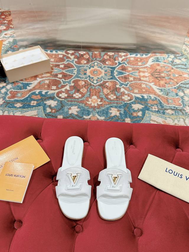 Chunky Heel Sandals Lv Louis Vuitton Top-Tier Version Goddess-Inspired Design Wi