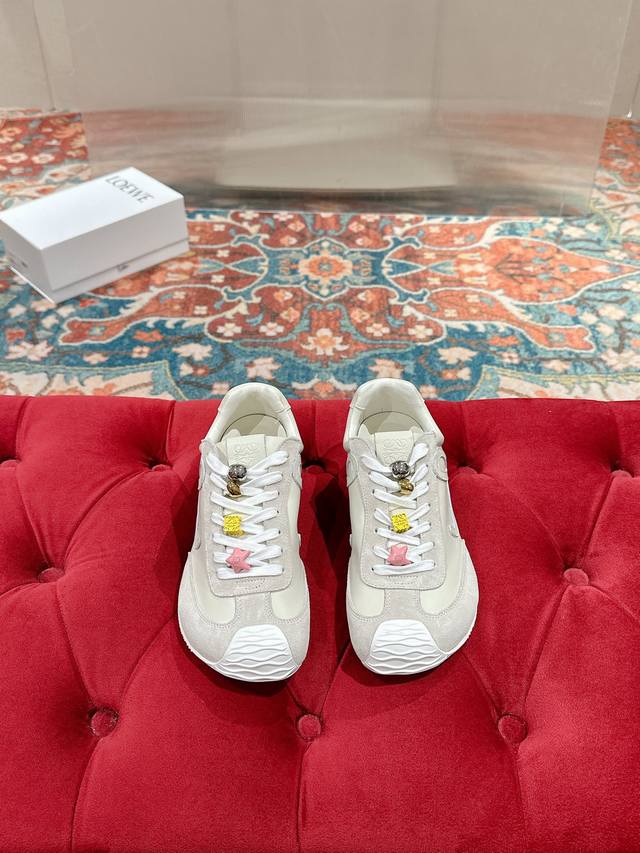 Women Men Button 15 Loewe 25 Latest Runway Style Ballet Runner 2.0 Couple's Edit