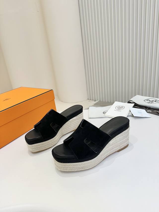 Genuine Leather Sole Herm S 2025 Spring/Summer New Arrival! The Classic H-Shaped
