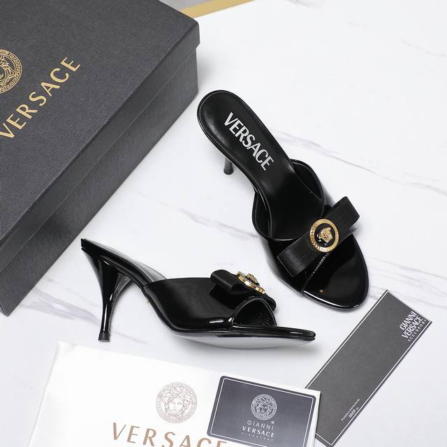 Versace 5 New Heel Duri Sha Original Buckle High-Heel Sandals __________________
