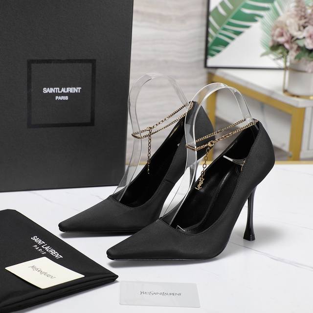 Top-Quality Saint Laurent Saint Laurent Stiletto Heels Ysl's Beautiful High Heel