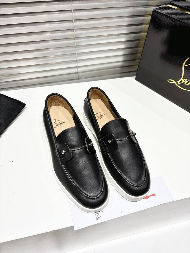 Loafer Bead Detail Black Leather Upper Top-Tier Custom Edition 2025 Whether It's