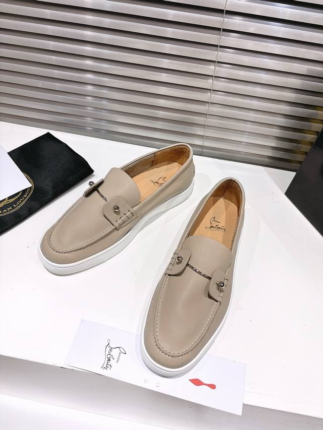 Loafer Bead Detail Gray Leather Upper Premium Custom Edition 2025 Whether It's T