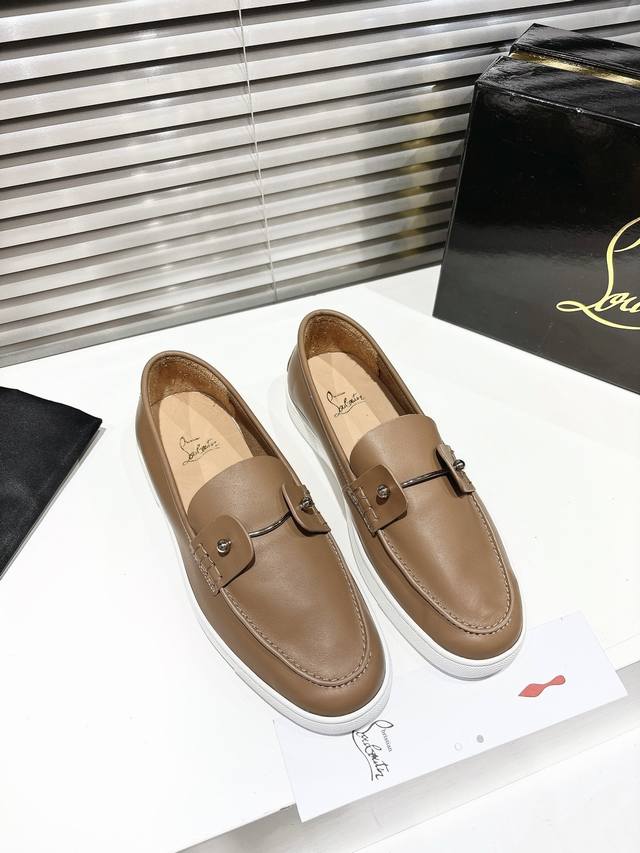 Loafer Bead Detail Khaki Leather Upper Premium Custom Edition 2025 Whether It's
