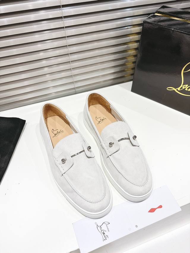 Loafer Bead Detail Light Gray Top-Tier Custom Edition 2025 Whether It's The Last