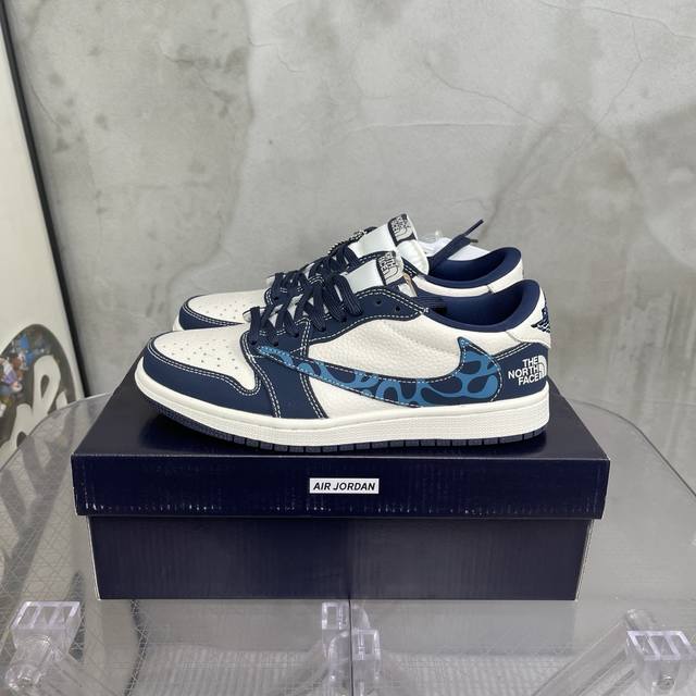 Aj1 Low-Top Collaboration Reverse Hook Pure Original Version, Sizes 36-45,